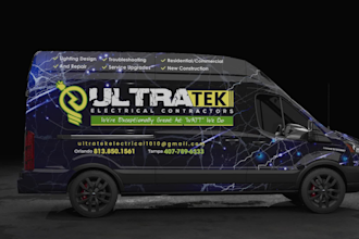 do awesome van, car, vehicle wrap design or vehicle sticker