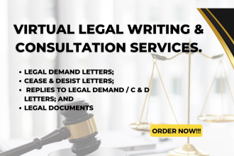 write or review legal demand letters and legal documents