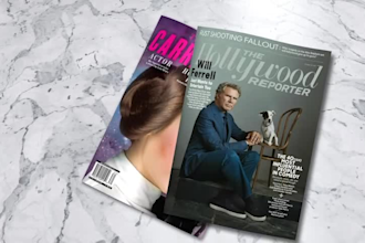 create a realistic magazine video and book trailer promo