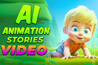 create ai video arts, ai animation story videos, tiktok instagram, youtube