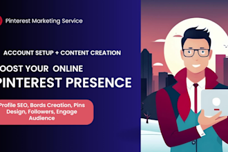 setup create pinterest boards pins promotion marketing