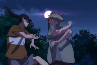 do 2d animated music video, 2d cartoon anime fighting animation video