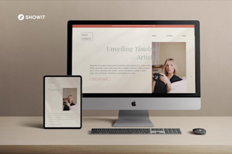 design and build custom responsive showit websites