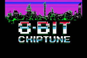 create a nintendo retro 8 bit chiptune song