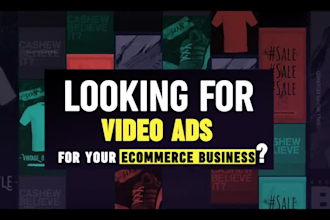 create shopify e commerce drop shipping  video ads