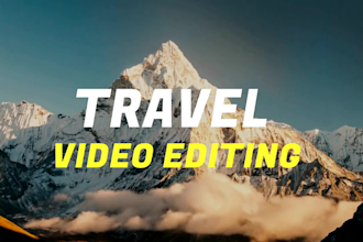 professionally edit your travel videos