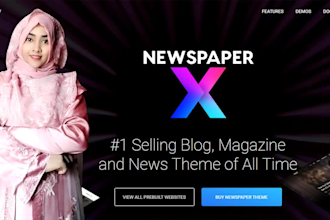 build a newspaper website or wordpress blog