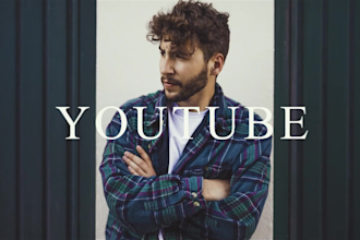 create youtube intro video trailer and podcast in 4k