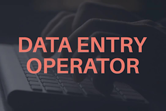 do data entry, email validation and be your excel superstar
