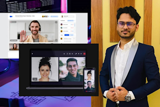 build video calling chatting application by webrtc websocket