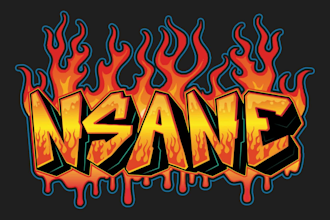 do graffiti art for your logo or sticker