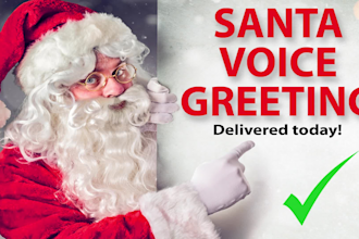 be your holiday santa voice