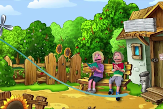 do unique 2d kids animated videos,  nursery rhymes and songs
