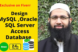 do any sql database task and sql problem