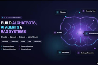 build ai chatbot, ai agent and a rag system using claude, openai and crewai