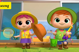 3d kids animation 3d animation for kids nursery rhymes video character animation