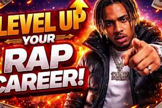 record male rapper vocals, rap verse, music producer, hook or UK drill feature