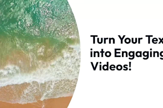convert any text or article to a video