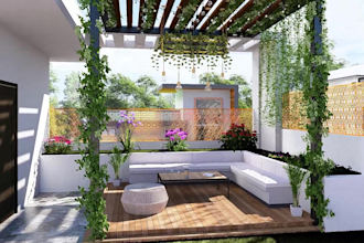 design, backyard landscape design, outdoor, pool, deck, pergola, patio and front