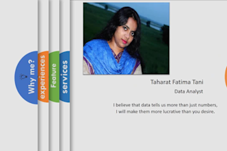 do excel data analysis and create graphs, charts, dashboard