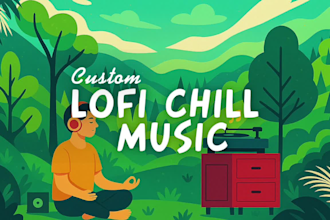 produce relaxing lofi music or lofi beats for you