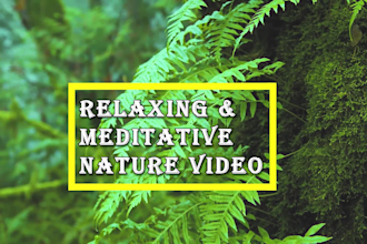 create youtube channel with 20 relaxing meditation videos