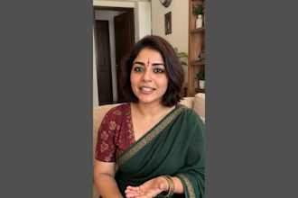 do indian ai ugc spokesperson video ads in hindi or english