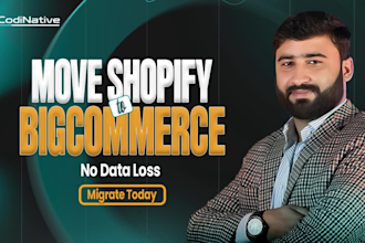 move shopify to bigcommerce without losing data