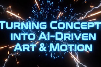 create ai video, ai video art and ai product ads