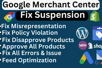 fix google merchant center errors, get your gmc approved