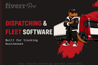build web or mobile truck dispatching and fleet management software