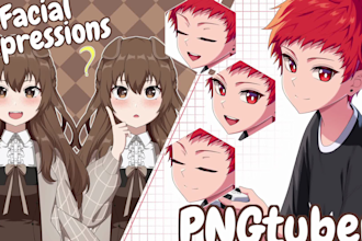 draw your custom pngtuber model for streaming
