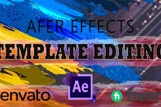 expertly edit after effects templates for impactful videos