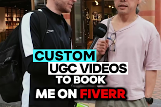 create scripted street interviews for your brand with actors