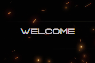 do 3d gaming logo animation, youtube intro and outro in 4k