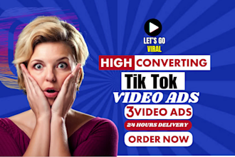 create drop shipping tik tok video ads and instagram reels