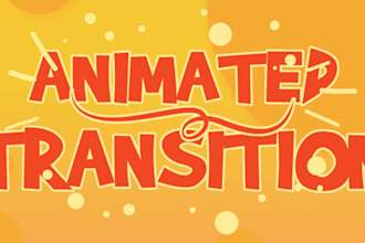 create youtube outro or stinger transition for 2d vtuber channel