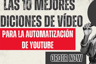 las 10 mejores ediciones de vídeo para la automatización de youtube
