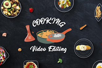 do professional cooking video editing for your social media