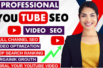be your certified youtube channel manager and channel seo expert