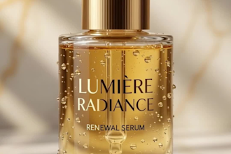 create a cinematic ai skincare product commercial video