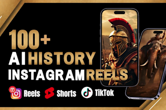 create viral faceless ai history youtube short videos and instagram reels