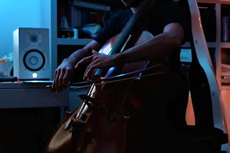 record ambient tones and soundscapes with my cello