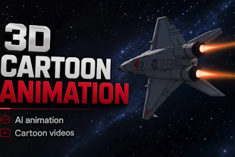 create ai cartoon videos 3d or 2d character animation video and animated stories