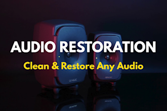 remove noise and make your audio sound professional