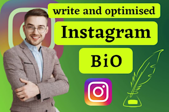 write attractive instagram bio for you profile