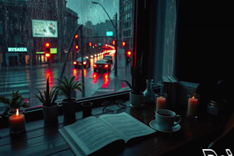 create rain videos with natural sounds