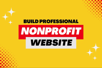 create non profit website for nonprofit charity ngo donations