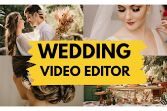 do wedding video editing with cinematic storytelling