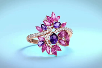 make realistic 3d jewelry design, 3d jewelry model, 3d gem, 3d jewelry animation